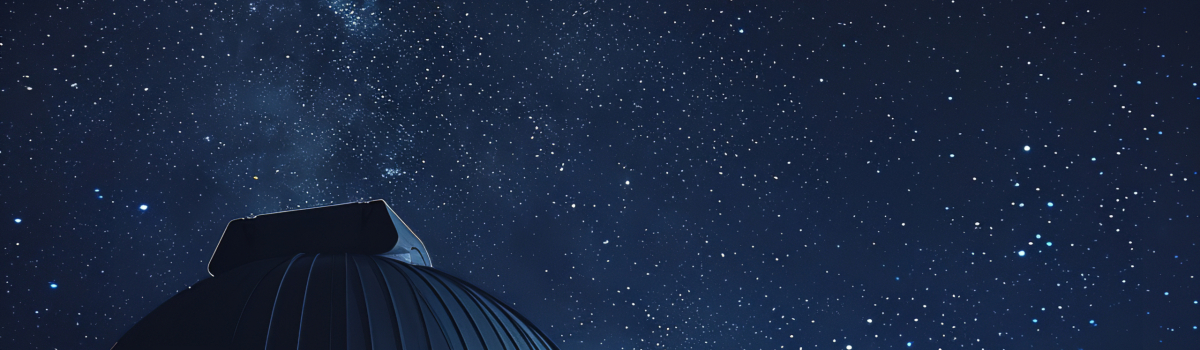 Observing the Cosmos: Remote Observatory Under a Star-filled Sky