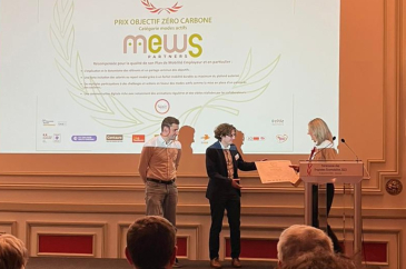 Mews Partners remporte le prix "Objectif Zéro Carbone" lors de la 12ème édition des Trophées Ecomobilité